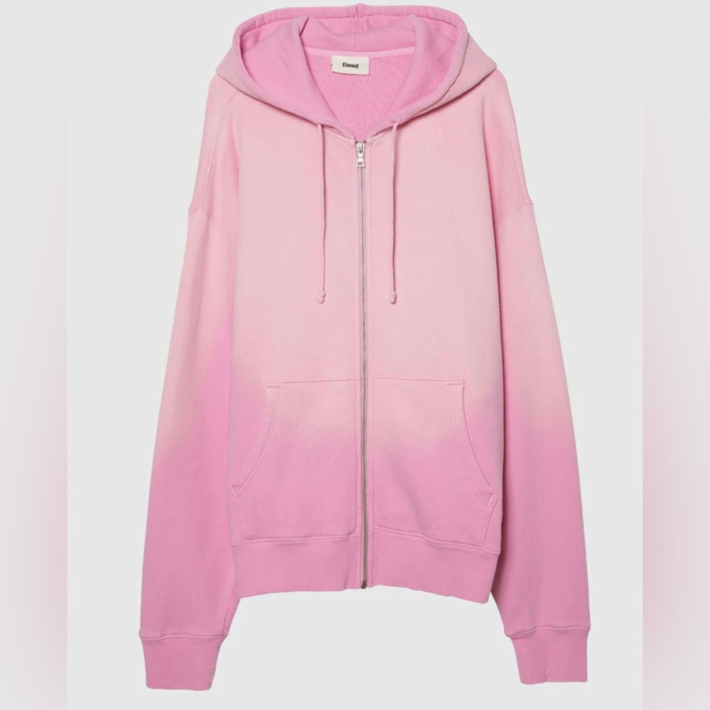 ELWOOD Core Pink Zip Hoodie Size Medium (Men’s)